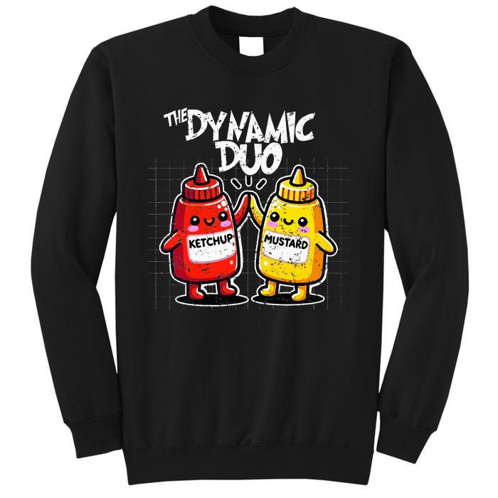 K.E.T..C.H.Up.. Mustard Dynamic Duo Best Friends Sweatshirt