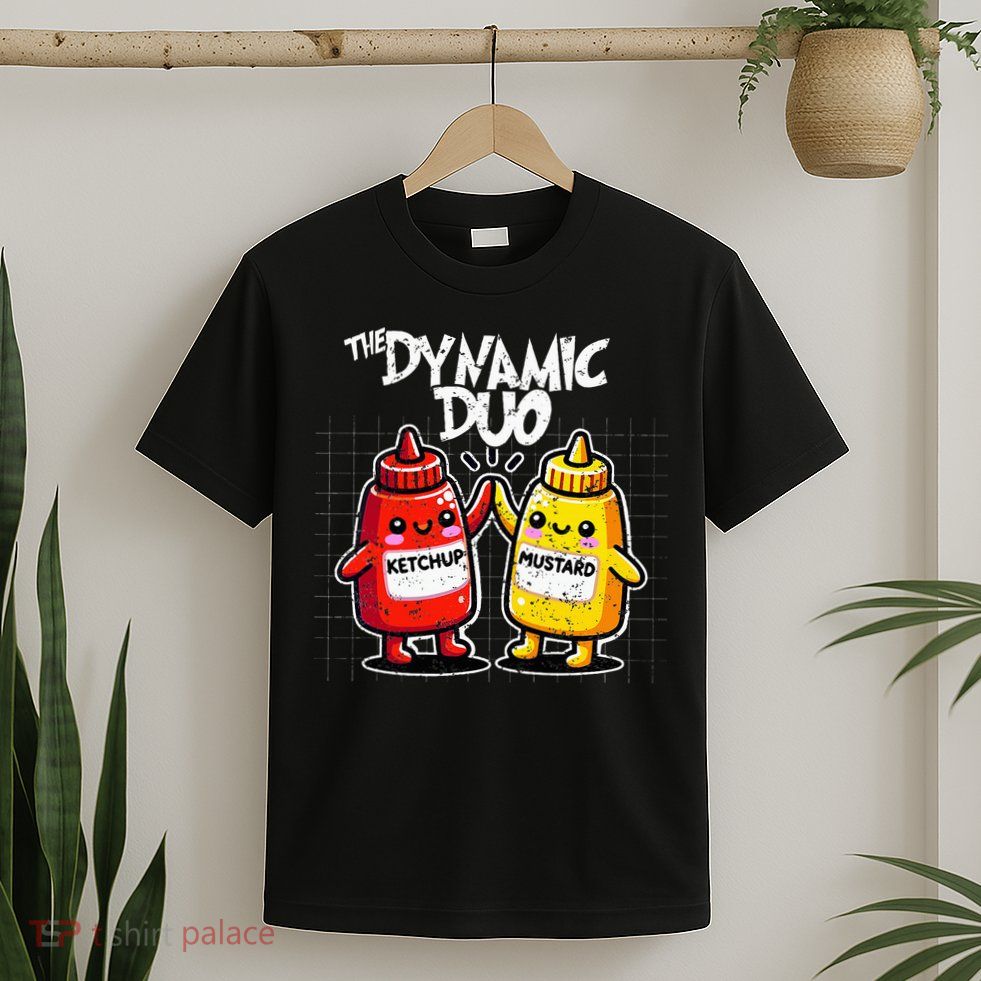 K.E.T..C.H.Up.. Mustard Dynamic Duo Best Friends T-Shirt