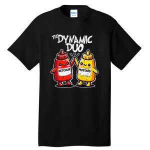 K.E.T..C.H.Up.. Mustard Dynamic Duo Best Friends Tall T-Shirt