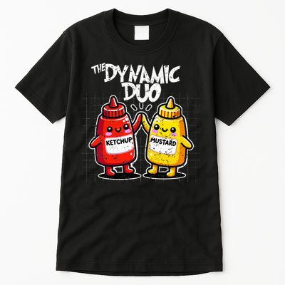 K.E.T..C.H.Up.. Mustard Dynamic Duo Best Friends Tall T-Shirt
