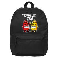 K.E.T..C.H.Up.. Mustard Dynamic Duo Best Friends 16 in Basic Backpack