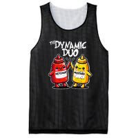 K.E.T..C.H.Up.. Mustard Dynamic Duo Best Friends Mesh Reversible Basketball Jersey Tank