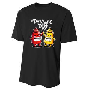 K.E.T..C.H.Up.. Mustard Dynamic Duo Best Friends Performance Sprint T-Shirt