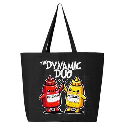 K.E.T..C.H.Up.. Mustard Dynamic Duo Best Friends 25L Jumbo Tote