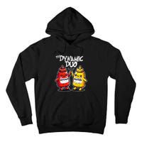 K.E.T..C.H.Up.. Mustard Dynamic Duo Best Friends Tall Hoodie