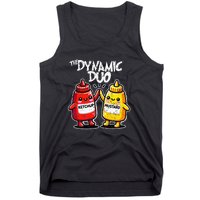 K.E.T..C.H.Up.. Mustard Dynamic Duo Best Friends Tank Top