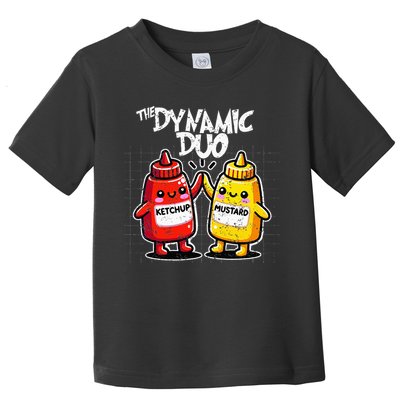 K.E.T..C.H.Up.. Mustard Dynamic Duo Best Friends Toddler T-Shirt