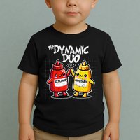 K.E.T..C.H.Up.. Mustard Dynamic Duo Best Friends Toddler T-Shirt