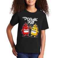 K.E.T..C.H.Up.. Mustard Dynamic Duo Best Friends Kids T-Shirt