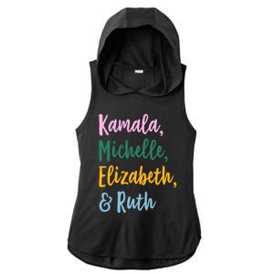 Kamala Michelle Elizabeth And Ruth Ladies PosiCharge Tri-Blend Wicking Draft Hoodie Tank