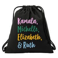 Kamala Michelle Elizabeth And Ruth Drawstring Bag