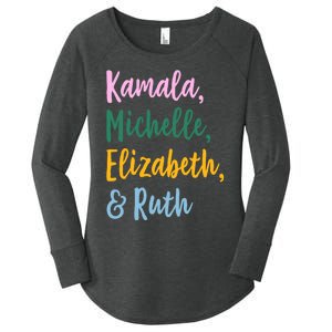 Kamala Michelle Elizabeth And Ruth Women's Perfect Tri Tunic Long Sleeve Shirt