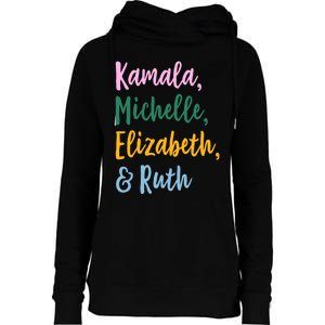 Kamala Michelle Elizabeth And Ruth Womens Funnel Neck Pullover Hood