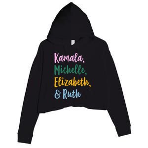 Kamala Michelle Elizabeth And Ruth Crop Fleece Hoodie