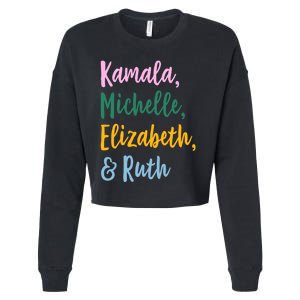 Kamala Michelle Elizabeth And Ruth Cropped Pullover Crew