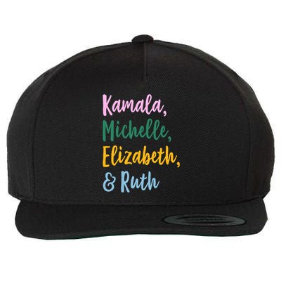 Kamala Michelle Elizabeth And Ruth Wool Snapback Cap