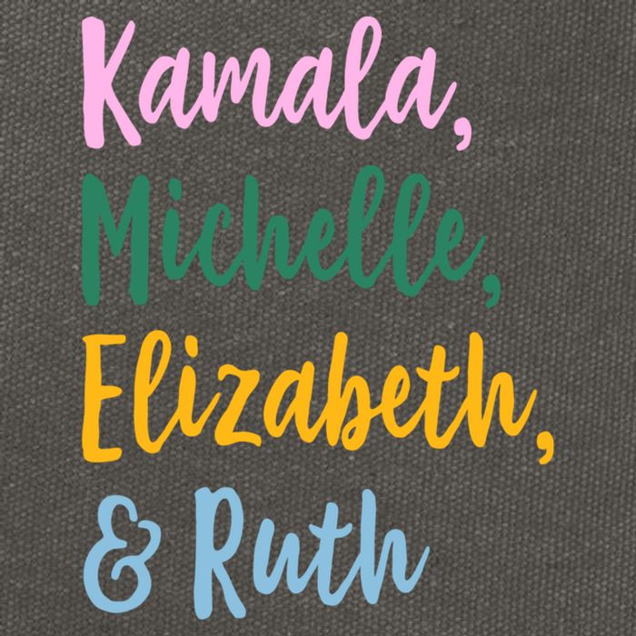 Kamala Michelle Elizabeth And Ruth Cotton Canvas Backpack