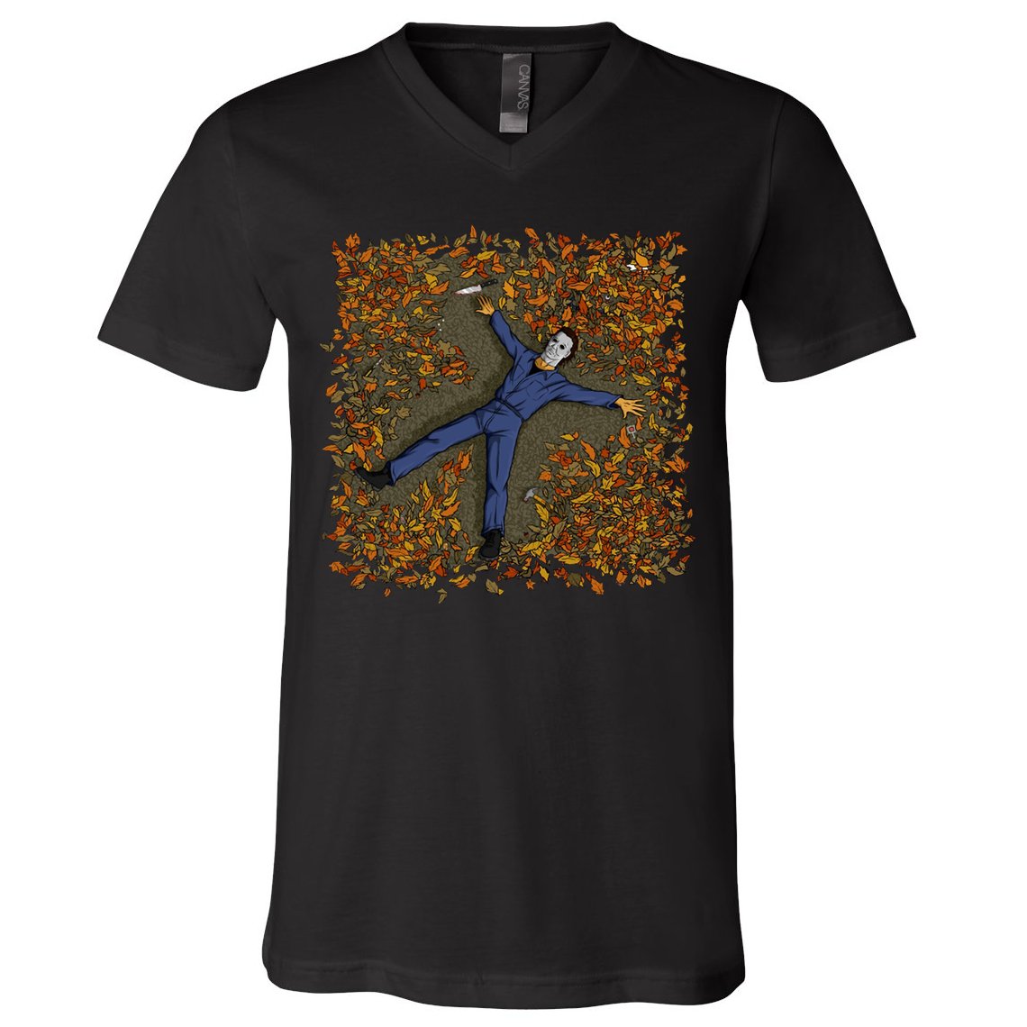 Killer Michael Fall Festive Halloween V-Neck T-Shirt