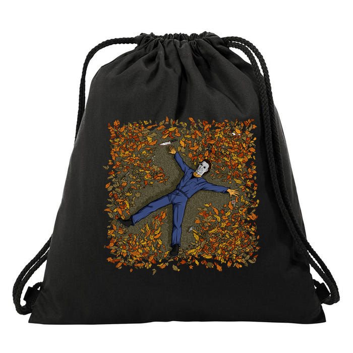 Killer Michael Fall Festive Halloween Drawstring Bag