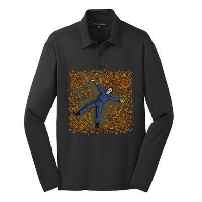 Killer Michael Fall Festive Halloween Silk Touch Performance Long Sleeve Polo