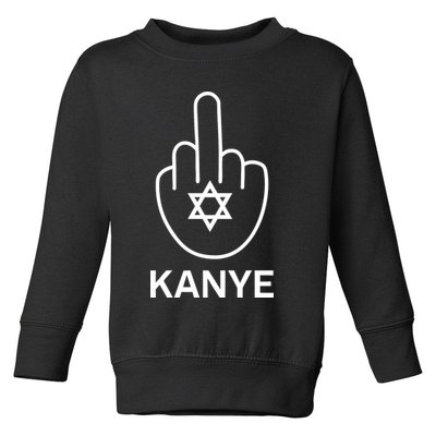 Kanye Middle Finger Toddler Sweatshirt
