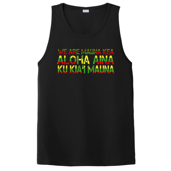 Kanaka Maoli Flag We Are Mauna Kea PosiCharge Competitor Tank