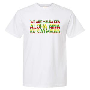 Kanaka Maoli Flag We Are Mauna Kea Garment-Dyed Heavyweight T-Shirt