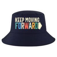 Keep Moving Forward Positive Motivational Inspiring Quote Cool Comfort Performance Bucket Hat