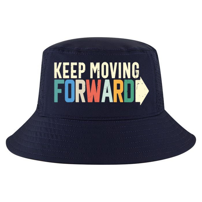 Keep Moving Forward Positive Motivational Inspiring Quote Cool Comfort Performance Bucket Hat