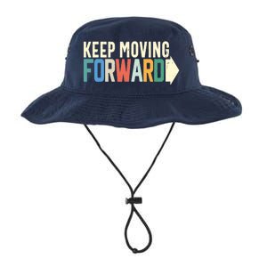 Keep Moving Forward Positive Motivational Inspiring Quote Legacy Cool Fit Booney Bucket Hat