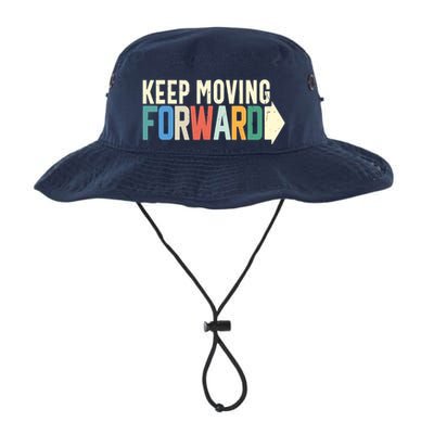 Keep Moving Forward Positive Motivational Inspiring Quote Bucket Hat