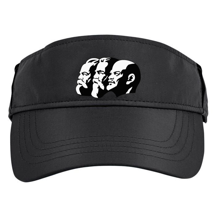 Karl Marx Friedrich Engels Vladimir Lenin Sovi8 Propaganda Adult Drive Performance Visor