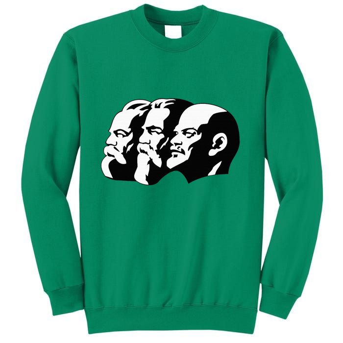 Karl Marx Friedrich Engels Vladimir Lenin Sovi8 Propaganda Sweatshirt