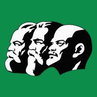 Karl Marx Friedrich Engels Vladimir Lenin Sovi8 Propaganda Sweatshirt