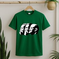 Karl Marx Friedrich Engels Vladimir Lenin Sovi8 Propaganda T-Shirt
