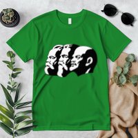 Karl Marx Friedrich Engels Vladimir Lenin Sovi8 Propaganda Premium T-Shirt