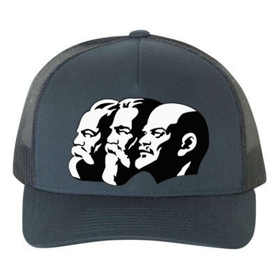 Karl Marx Friedrich Engels Vladimir Lenin Sovi8 Propaganda Yupoong Adult 5-Panel Trucker Hat