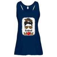 Kickball Mom Funny Leopard Cheetah Print Women Girl Kickball Ladies Essential Flowy Tank