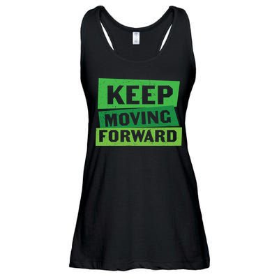Keep Moving Forrward Mental Health Awareness Ladies Essential Flowy Tank