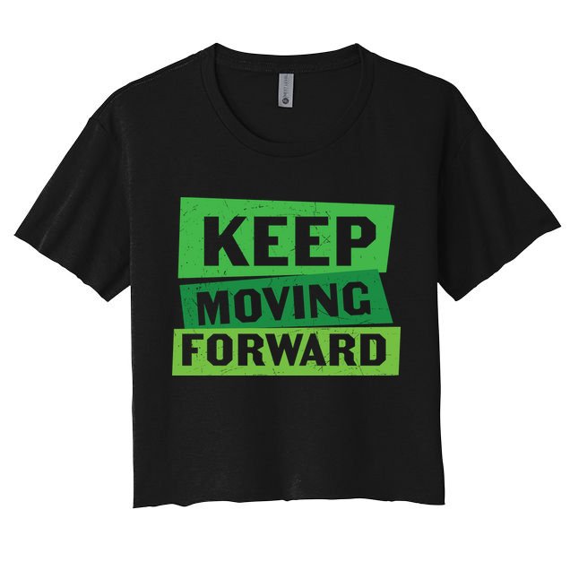 Keep Moving Forrward Mental Health Awareness Crop Top