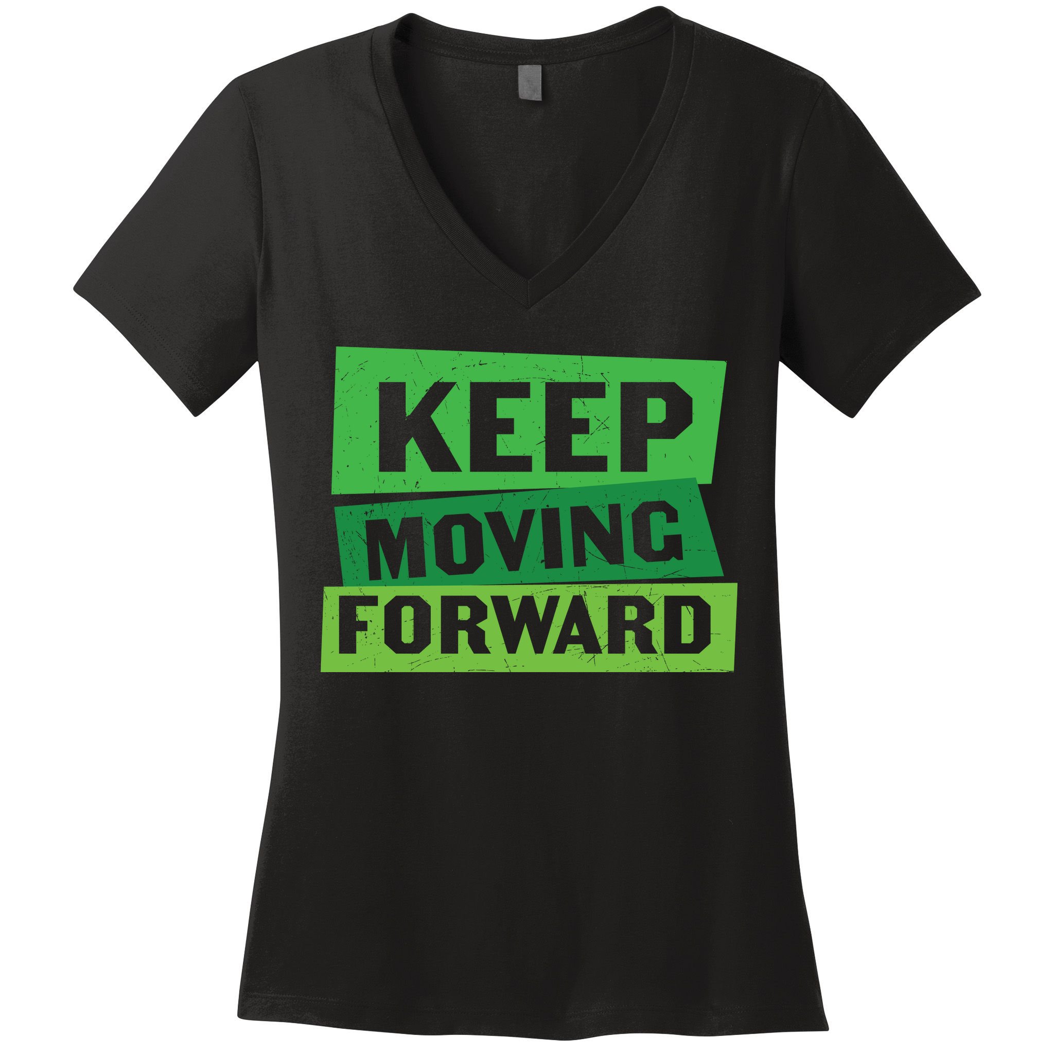 Keep Moving Forrward Mental Health Awareness Women's V-Neck T-Shirt