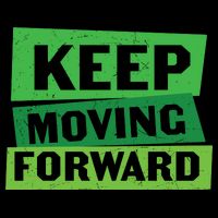 Keep Moving Forrward Mental Health Awareness Zip Tote Bag