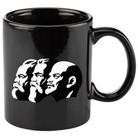 Karl Marx Friedrich Engels Vladimir Lenin Sovi8 Propaganda 11oz C Handle Ceramic Mug