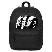 Karl Marx Friedrich Engels Vladimir Lenin Sovi8 Propaganda 16 in Basic Backpack