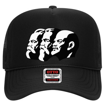 Karl Marx Friedrich Engels Vladimir Lenin Sovi8 Propaganda Trucker Hat