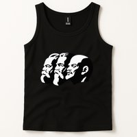 Karl Marx Friedrich Engels Vladimir Lenin Sovi8 Propaganda Tank Top