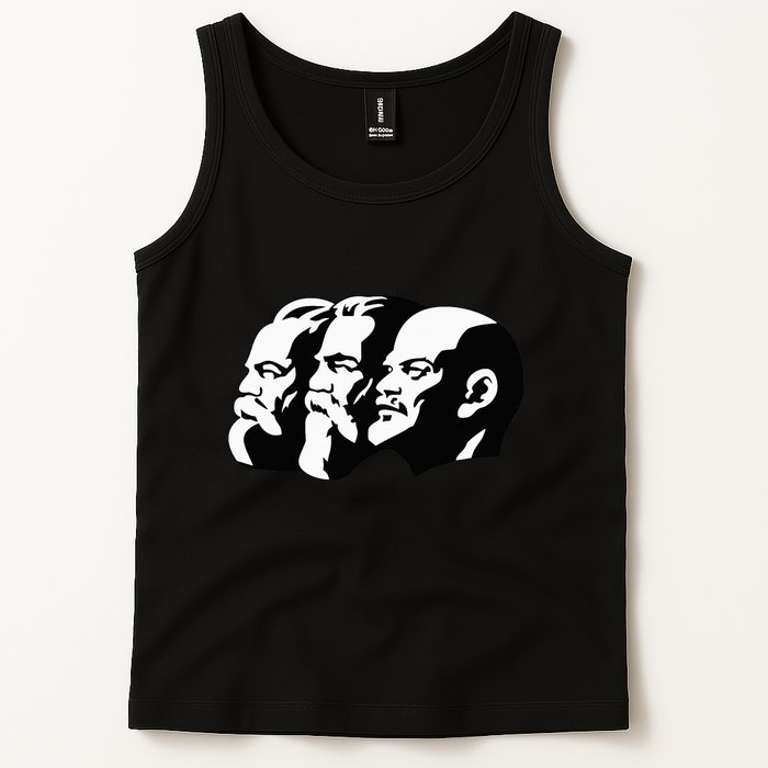 Karl Marx Friedrich Engels Vladimir Lenin Sovi8 Propaganda Tank Top