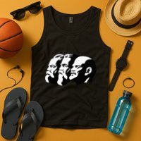 Karl Marx Friedrich Engels Vladimir Lenin Sovi8 Propaganda Tank Top