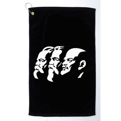 Karl Marx Friedrich Engels Vladimir Lenin Sovi8 Propaganda Golf Towel