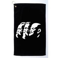 Karl Marx Friedrich Engels Vladimir Lenin Sovi8 Propaganda Golf Towel